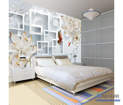 【帝尚大型壁畫3D立體墻紙中式電視背景墻壁紙壁畫客廳自粘無縫墻布工廠】東莞市石排愛尚墻藝制品廠 - 產品庫