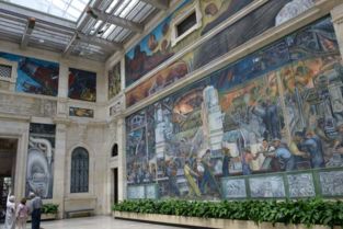 車城攬萃 曠世藝術(shù)精品《底特律工業(yè)》壁畫